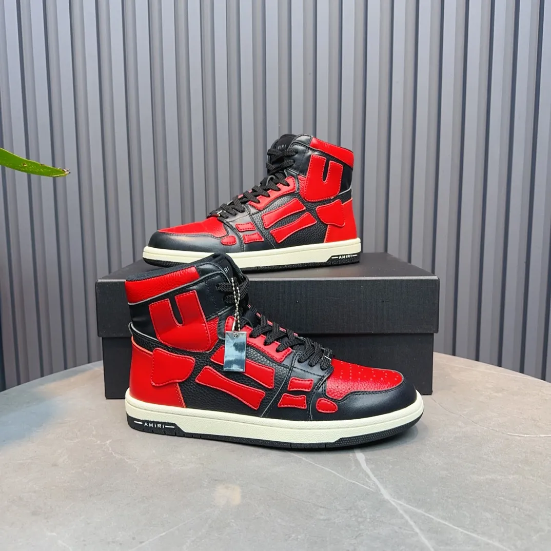 Men's shoes💰620💰 AMIRI AMIRI trendy brand hot sale🔥 Available all year round✅Couples💑 Official website synchronization Imported fabrics 1⃣️ratio 1⃣️Re-engraved, original factory special original sole, 35-45 (38.45. Non-refundable)